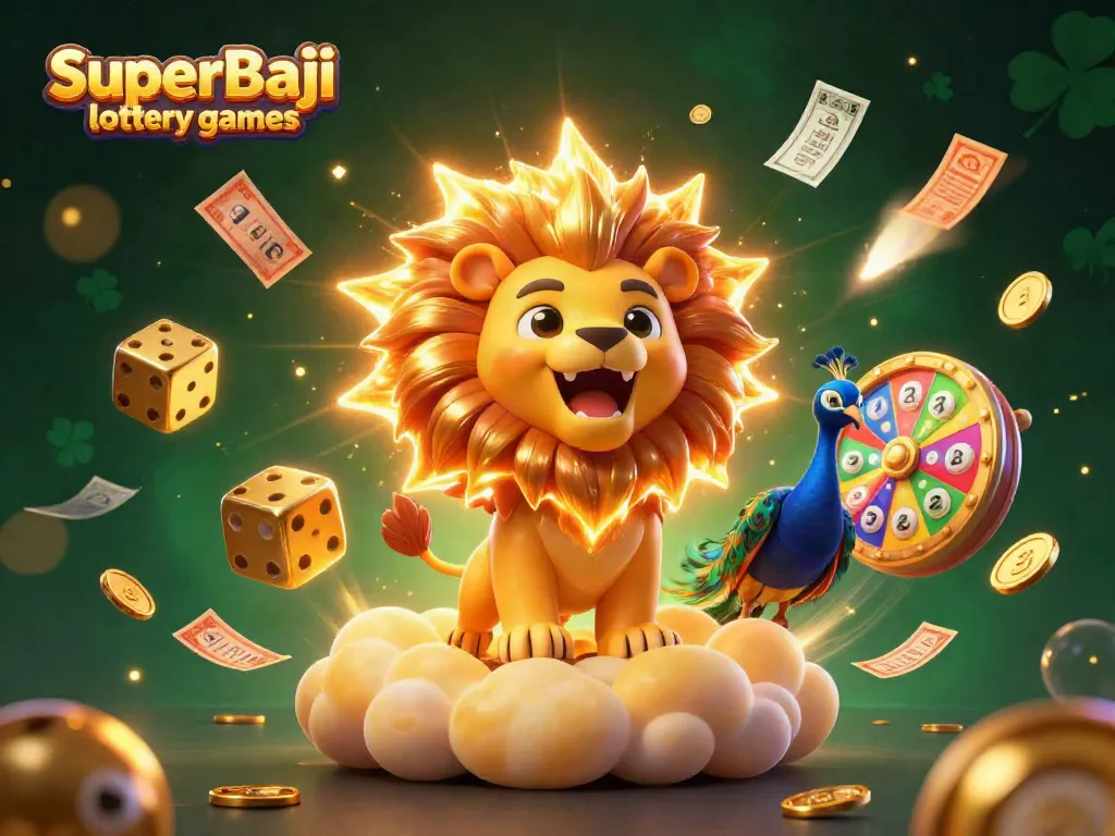 Experience thrilling SuperBaji lottery games with dynamic 3D characters and vibrant prizes, capturing the excitement of gameplay.