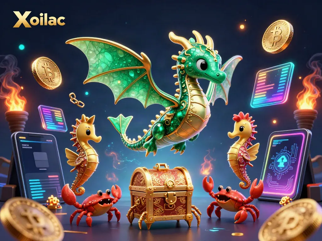 Xoilac engages players with a vibrant 3D sea dragon and crypto-theme, ideal for gaming excitement.