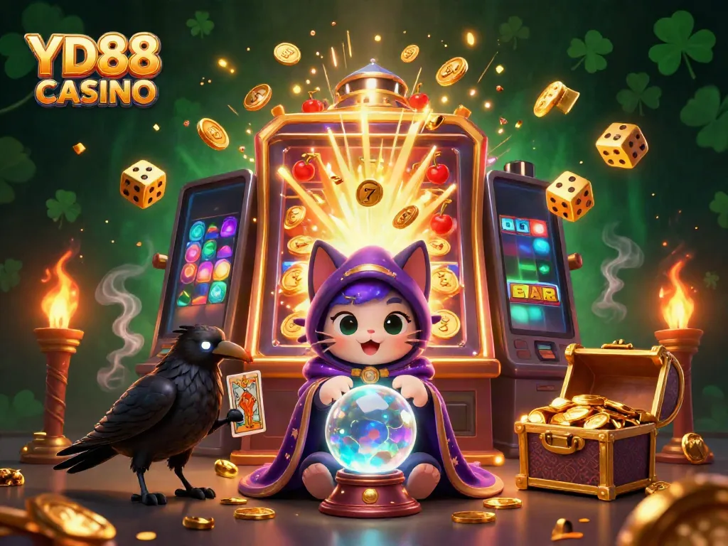 Engage in thrilling gaming adventures at YD88 CASINO with vivid characters and dynamic casino elements.