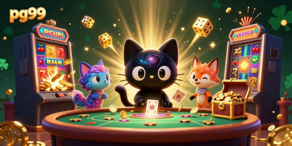 Experience excitement at pg99 with unique characters, slots, and dynamic casino visuals.