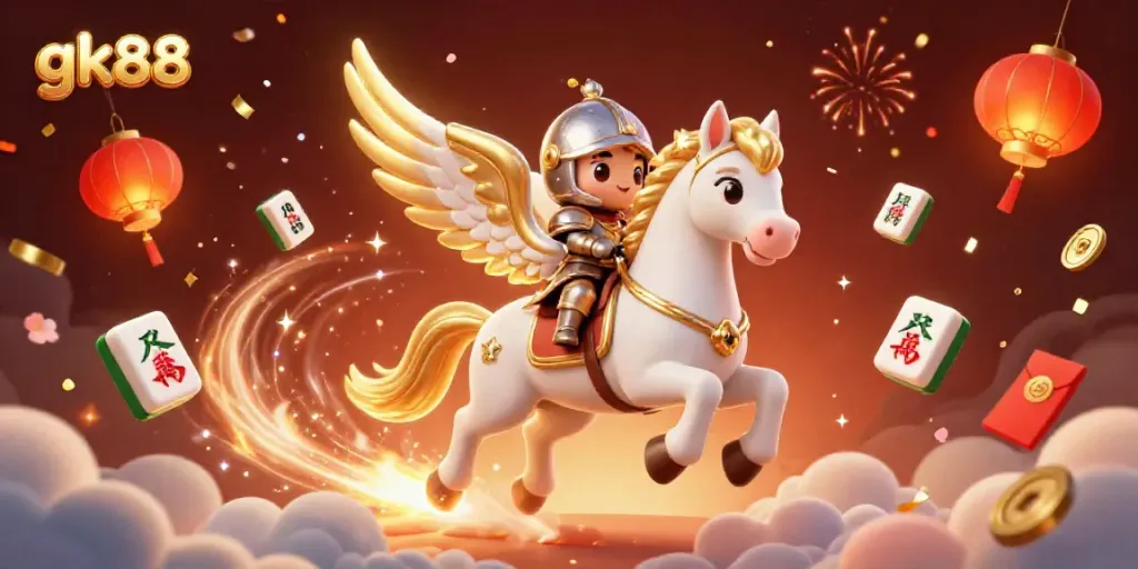 Experience thrilling gameplay with gk88 and magical characters in a vibrant casino scene.