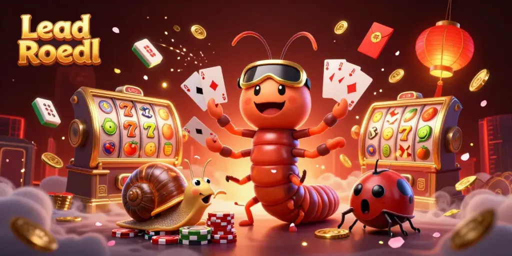 Join the fun with Lead Roedl as a colorful millipede dealer brings excitement to the casino!
